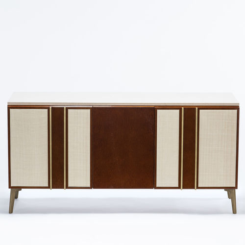 Buffet contemporain - JACOB - HUGUES CHEVALIER - en bois / en métal / en marbre