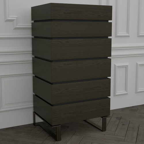 Chiffonnier contemporain - PARIS - HUGUES CHEVALIER - en bois / en métal