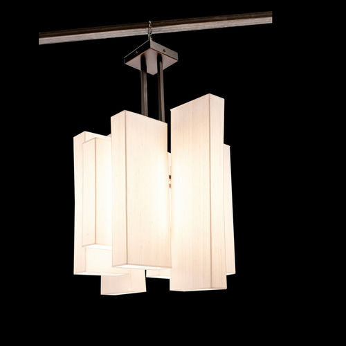 Lustre contemporain - PALATINE - HUGUES CHEVALIER - en métal / en tissu