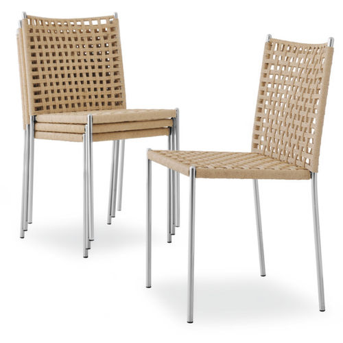 Chaise contemporaine - CELIA - Airnova - d'intérieur / en polypropylène / en corde