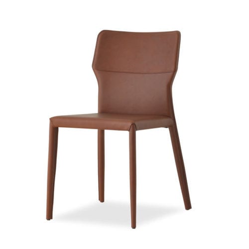 Chaise contemporaine - MARYL - A - Airnova - d'intérieur / en cuir / tapissée