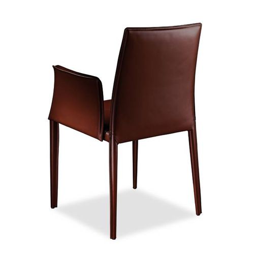 Chaise contemporaine - AISHA P - Airnova - d'intérieur / en cuir / tapissée