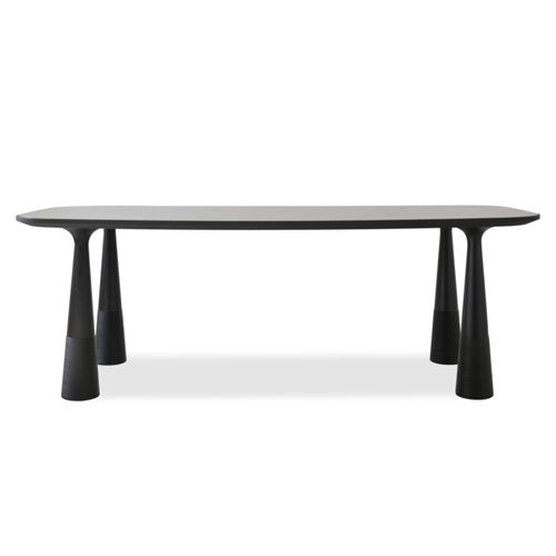 Table contemporaine - MIRR - Airnova - en verre / rectangulaire