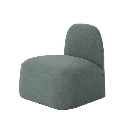 Pouf contemporain - GALET - Airnova - en tissu / carré / avec revêtement amovible