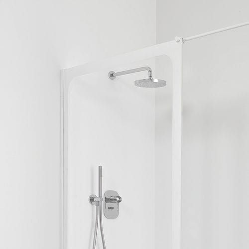 Paroi de douche coulissante - TUBEROSE - BISAZZA - rectangulaire / d'angle / en verre trempé
