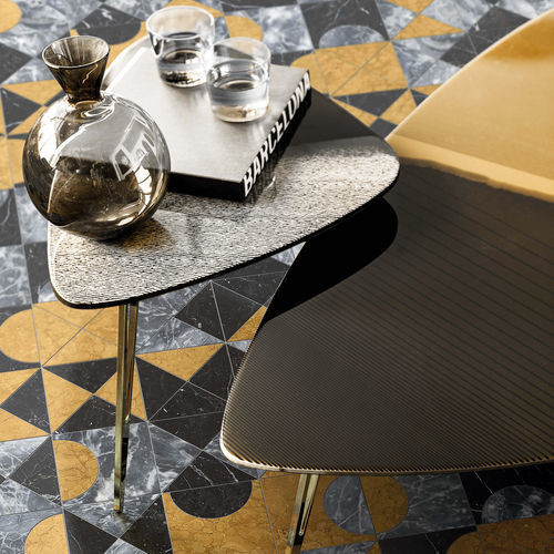 Carrelage aspect marbre - MODULO 3 POLICROMO - BISAZZA - en grès cérame / mat / d'intérieur