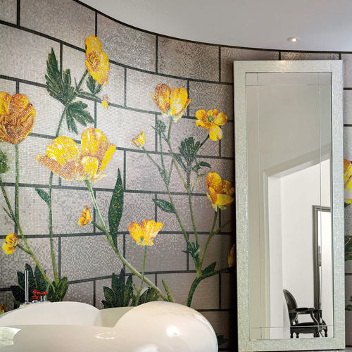 Mosaïque en verre - RANUNCULUS - BISAZZA - brillante / d'intérieur / d'extérieur