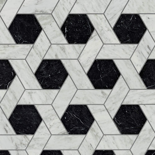 Carrelage en marbre - MONTEPULCIANO NERO  - BISAZZA - mat / d'intérieur / de salle de bain