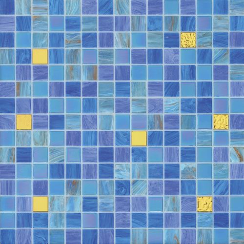 Mosaïque en or - AURORA - BISAZZA - en verre / brillante / d'intérieur