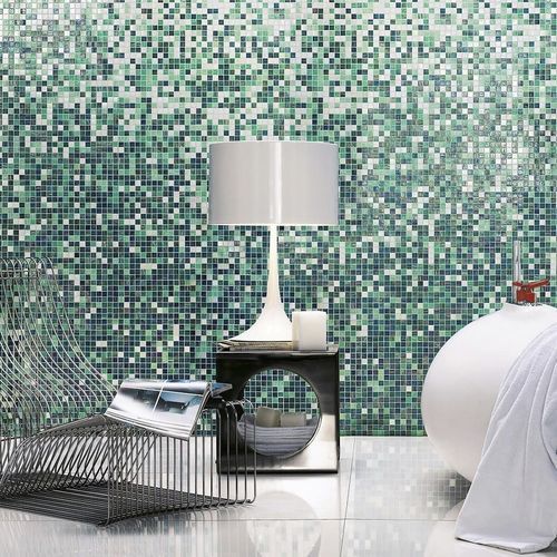 Mosaïque en verre - BEGONIA - BISAZZA - brillante / d'intérieur / d'extérieur