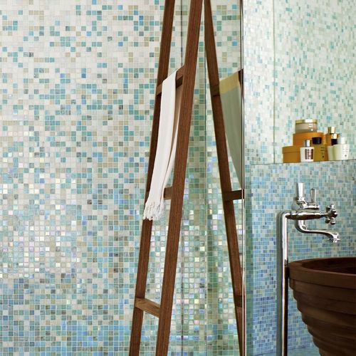 Mosaïque en verre - MUGHETTO - BISAZZA - brillante / d'intérieur / d'extérieur