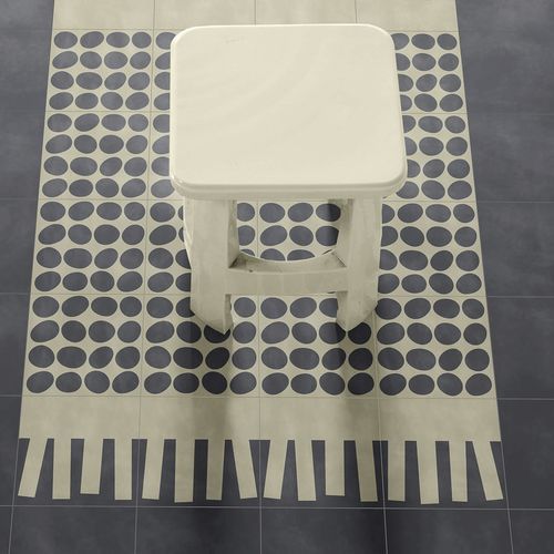 Carreau de ciment en ciment - FRINGE - BISAZZA - mat / d'intérieur / de salon