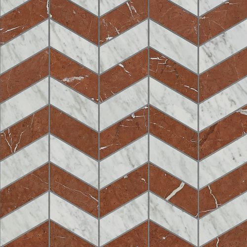 Carrelage en marbre - PIETRASANTA CORALLO - BISAZZA - mat / d'intérieur / de salon