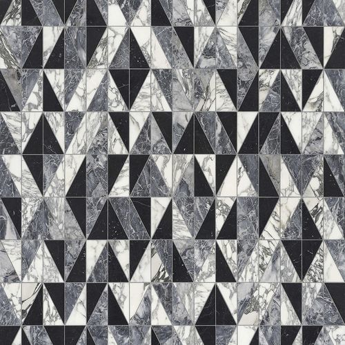 Carrelage en marbre - MODULO 2 CHIAROSCURO - BISAZZA - mat / d'intérieur / de salon