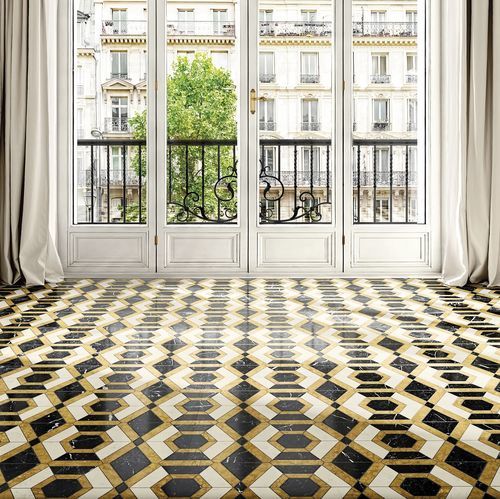 Carrelage en marbre - SOFIA - BISAZZA - finition mat / d'intérieur / de salon