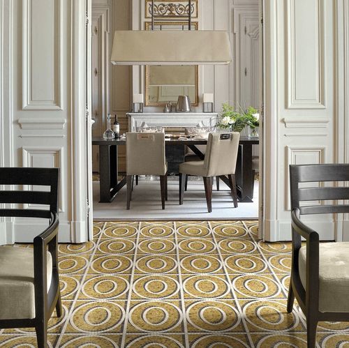Mosaïque en marbre - MONTENAPOLEONE GIALLO - BISAZZA - brillante / d'intérieur / de salon