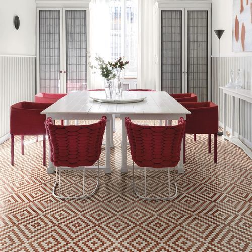 Mosaïque en marbre - CERTOSA ROSSO - BISAZZA - brillante / d'intérieur / de salon