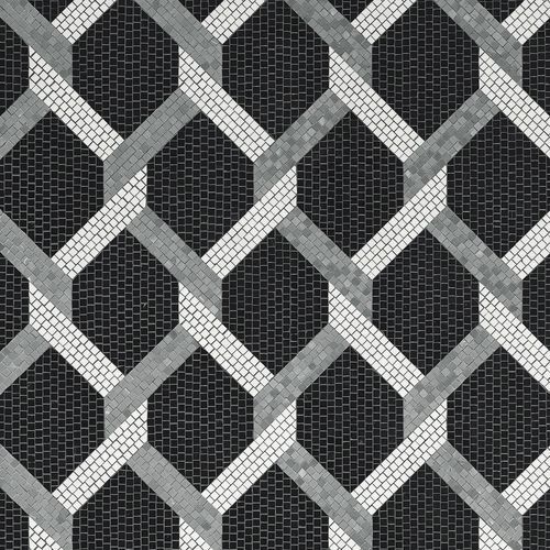 Mosaïque en marbre - ARIANNA - BISAZZA - brillante / d'intérieur / de salon