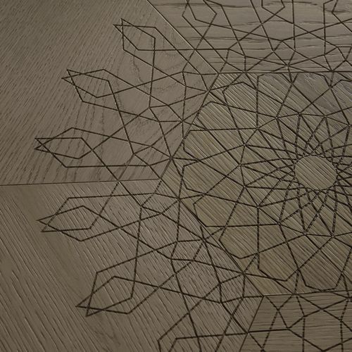 Carrelage bois - PIROUETTE - BISAZZA - en chêne / préverni / brossé