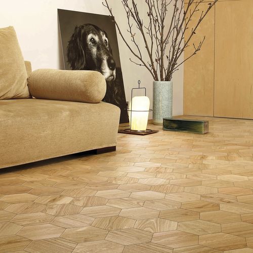 Carrelage bois - CRIO - BISAZZA - en chêne / préverni / brossé