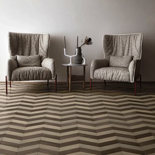 Carrelage bois - PROMETEO DELTA - BISAZZA - en chêne / préverni / brossé