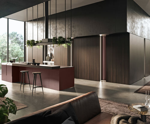 Cuisine contemporaine - VOGUE - BINOVA S.p.A. - en bois / en pierre naturelle / en grès