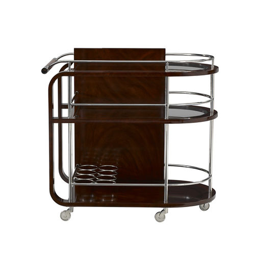 Desserte de service - DUKE - Ralph Lauren Home - résidentielle / en acier inoxydable poli / en verre
