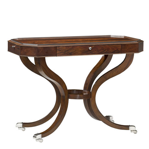Chariot de service - ALLEYN - Ralph Lauren Home - en acajou / en verre