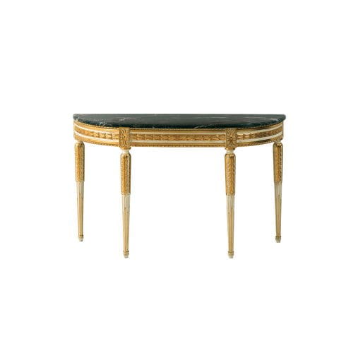 Console de style Empire - 0103CN - COLOMBO STILE - en marbre / demi-lune / résidentielle
