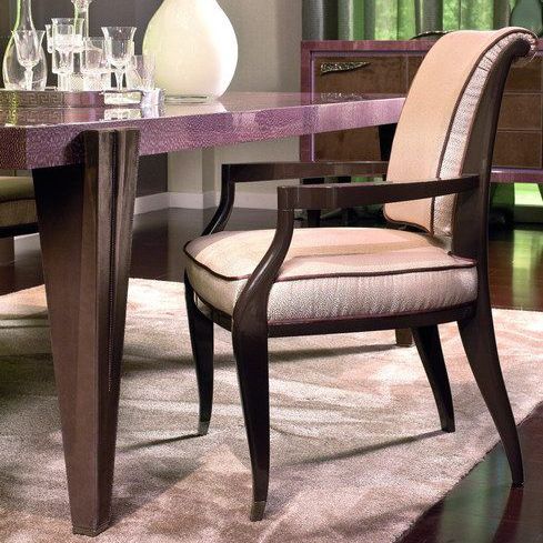 Chaise contemporaine - 5352SB - COLOMBO STILE - d'intérieur / en bois massif / en tissu