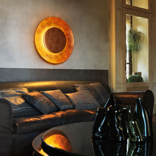 Applique murale contemporaine - LUNAIRE - FontanaArte - d'intérieur / en métal / en polymère