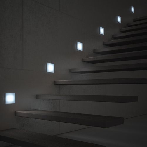 Luminaire encastrable au mur - SOLE - FontanaArte - à LED / carré / professionnel