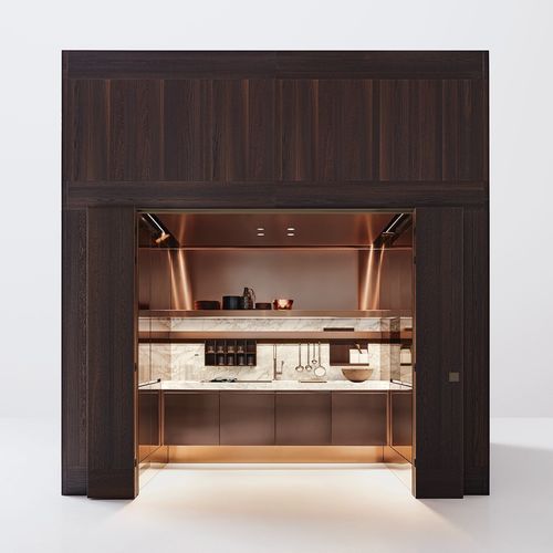 Porte d'intérieur - MODUS SYSTEM - Arclinea - en chêne / pliante / contemporaine
