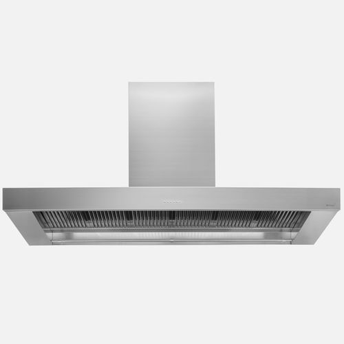 Hotte murale - ARTUSI GOURMET - Arclinea - avec conduit / avec éclairage intégré / grise