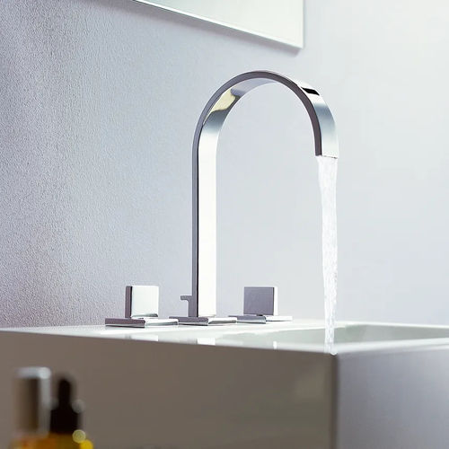 Mélangeur de vasque - MEM - DORNBRACHT - à poser / en métal chromé / de salle de bain