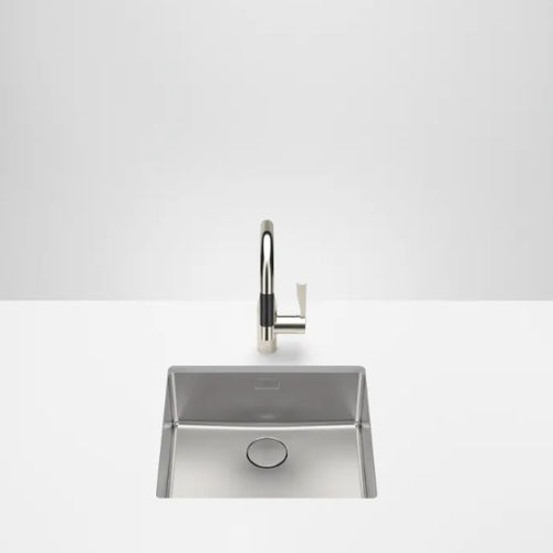 Évier 1 bac - 38 551 004-86 - DORNBRACHT - sans égouttoir / en inox / encastrable
