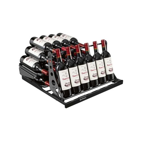 Range-bouteille en acier - AOPRESAR2 - EuroCave - à encastrer / professionnel / noir