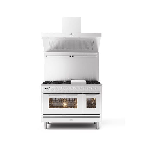 Cuisinière à gaz - P12W - ILVE - électrique / professionnelle / 7 foyers