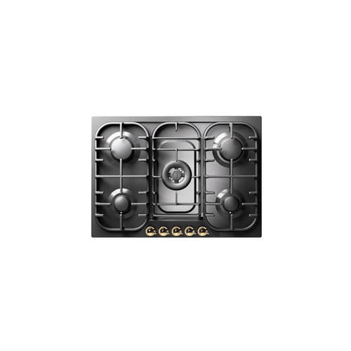 Table de cuisson à gaz - HCB70CN - ILVE - électrique / professionnelle / 5 foyers