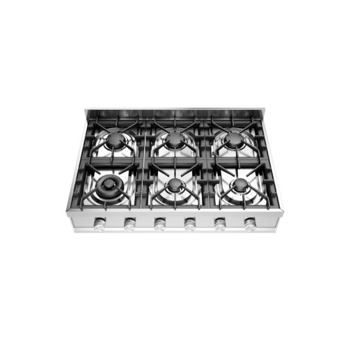 Table de cuisson à gaz - HCP906D - ILVE - électrique / professionnelle / 6 foyers