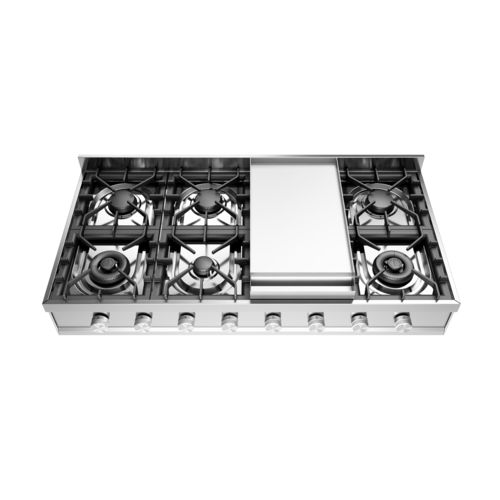 Table de cuisson à gaz - HCP120FD - ILVE - électrique / professionnelle / 6 foyers
