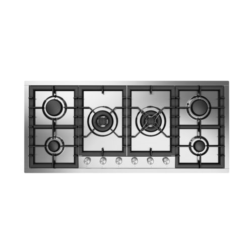 Table de cuisson à gaz - HCPT125DD - ILVE - 6 foyers / avec manettes / avec commandes frontales