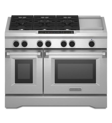 Cuisinière à gaz - KDRS483VSS - KitchenAid