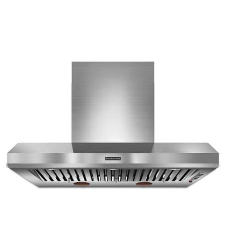 Hotte murale - KXW9748YSS - KitchenAid - avec éclairage intégré