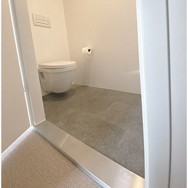 Salle de bain contemporaine - ECLA W - BAUDET SA - en polyester / pour résidence étudiante / préfabriquée