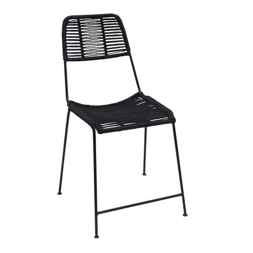 Chaise contemporaine - MURGI - CARAVANE - d'intérieur / en corde / avec piètement en fer