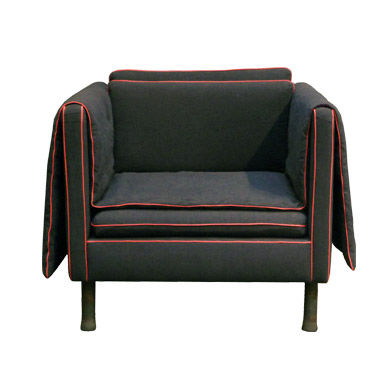 Fauteuil contemporain - POPPI - CARAVANE - en tissu