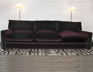 Canapé contemporain - VICTOR - CARAVANE - en tissu / déhoussable / marron