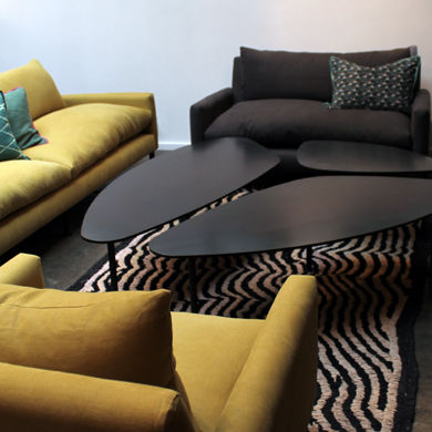 Table basse contemporaine - ATOLL - CARAVANE - en métal / professionnelle / d'intérieur