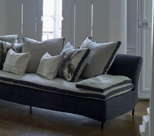 Canapé contemporain - CALIFE - CARAVANE - en tissu / multicolore / 3 places